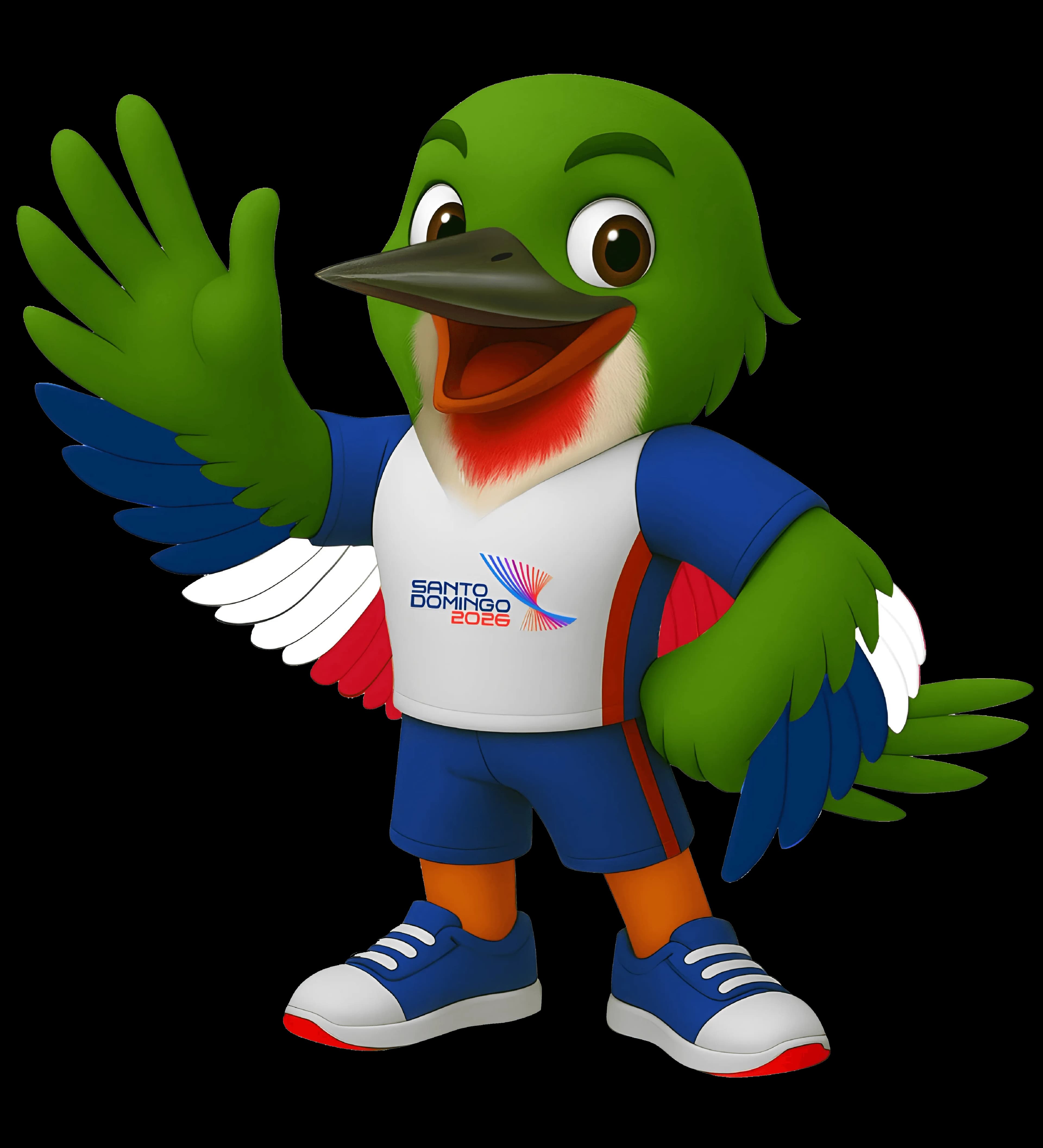 Colí - Mascota Oficial Santo Domingo 2026