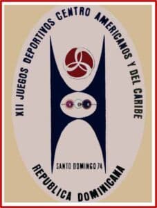 XII Central American and Caribbean Games Santo Domingo 74 emblem