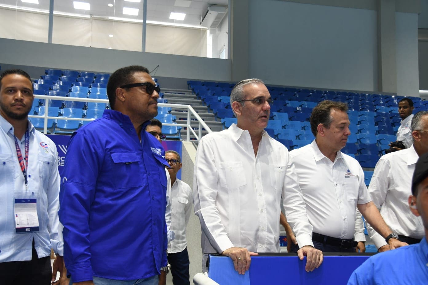 El presidente de la República visita el Parque del Este y pide proteger las obras deportivas