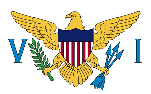 Bandera de Islas Vírgenes de EE.UU.